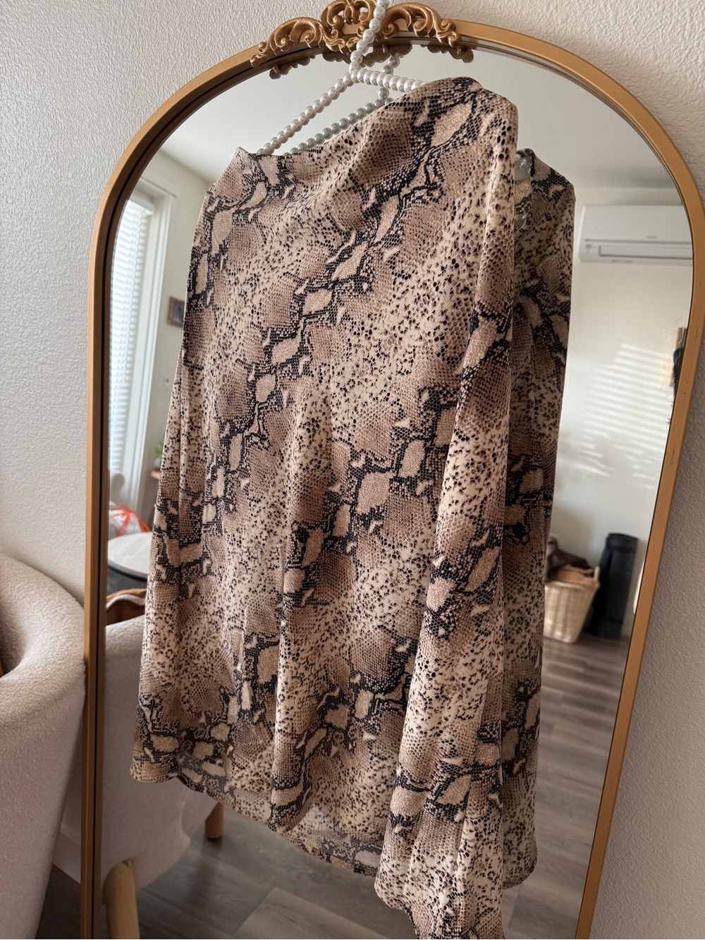 Rachel Zoe Snake-Print skirt